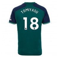 Camisa de Futebol Arsenal Takehiro Tomiyasu #18 Equipamento Alternativo 2023-24 Manga Curta